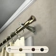thumbnail image 3 of 5/8" Dia Bay Window curtain rod, Adjustable 20"-36", 38"-72" - Antique Brass,(DP063-Bay-4), 3 of 3