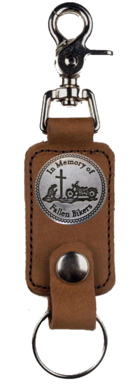 or Money Clip Bottle Opener Keychain In Memory of Fallen Bikers Concho 