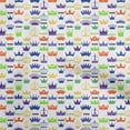thumbnail image 1 of oneOone Cotton Flex Orange Fabric Asian Retro Crown Sewing Craft Projects Fabric Prints By Yard 40 Inch Wide, 1 of 4