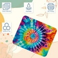 thumbnail image 3 of Tie-Dye Mouse Pad for Laptop Wireless Mouse Home Office Travel, Portable & Washable, 3 of 7