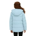 thumbnail image 3 of Wantdo Girl's Recycled Coat Waterproof Winter Jacket Insulated Puffer Jacket Light Blue 6/7, 3 of 10