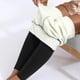 thumbnail image 5 of Leggings de forro polar negro Fixget para mujer, con bolsillos laterales y forro polar L, 5 of 9