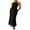 Black, variant on Rdhnmea Women Halter Neck Pleated Maxi Dress Sleeveless Backless Smocked Long Dress Open Back Flowy Sundress Vacation Dress Cocktail Party Clubwear