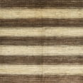 thumbnail image 1 of Ahgly Company Machine Washable Indoor Square Contemporary Sangria Brown Area Rugs, 3' Square, 1 of 7