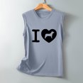 thumbnail image 4 of Verano mujer moda cuello redondo impreso sin mangas casual camisetas sin mangas Fridja gh5120, 4 of 5