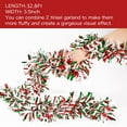 thumbnail image 6 of TETOU 32.8Ft Christmas Tinsel Garland Metallic Twist Red Green White Hanging Garland Wedding Birthday Decor, 6 of 7