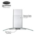 thumbnail image 5 of 36 in. Vista Collection Ductless Wall Mount Range Hood in Stainless Steel, 5 of 14