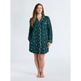 thumbnail image 2 of Joyspun Women's Dreamy Soft Collection Notch Collar Sleepshirt with Long Sleeves, Sizes S-4X, 2 of 6