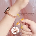 thumbnail image 6 of BANDOVA Slim Metal Jewelry Band for Apple Watch, Women's Bracelet with Sliding Clasp, Rose Gold, 38mm/40mm/41mm, 6 of 6