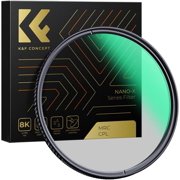 K&F CONCEPT 37MM Circular Polarizer Filter HD 18 Layer Super Slim Multi Coated CPL Lens Filter