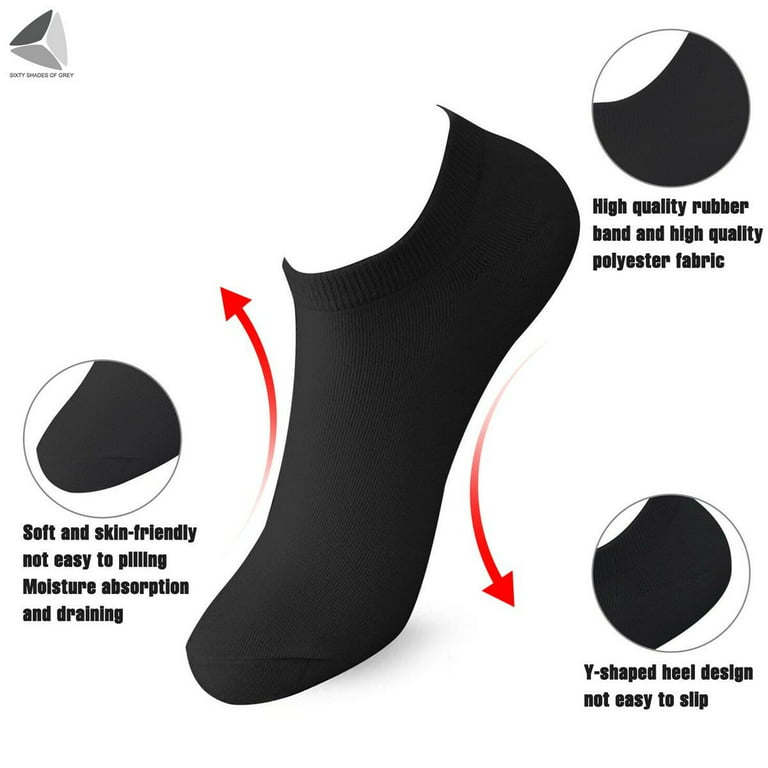 9pairs Men Solid Ankle Socks