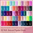 thumbnail image 2 of Kit de esmaltes de uñas en gel JODSONE, 60 unidades, con capa base de luz UV, 2 of 8