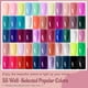 thumbnail image 2 of Kit de esmaltes de uñas en gel, 60 piezas, con base de secado rápido con luz ultravioleta, capa superior, esmalte en g, 2 of 5