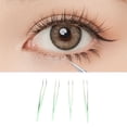thumbnail image 1 of Lash Tweezers, Eyelash Extensions  Set 4PCS Eyelash Tweezers Set Stainless Steel False Eyelash Extension Tweezers Multifunctional Eyelashes Applicator Tools for Home Salon, 1 of 8