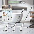thumbnail image 4 of Lolsea Electric Spin Scrubber, 2025 Upgrade Waterproof Cordless Shower Brush for Cleaning with 9 Replaceable Heads, 4 of 7