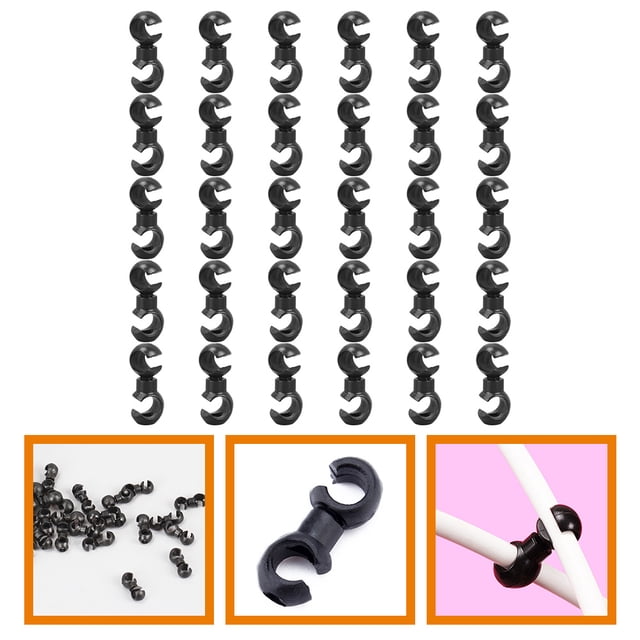 IFANLANDOR 30Ud Abrazaderas De Cable Para Con Y Material Plástico Negro