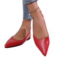 thumbnail image 4 of Norvail Womens Pointed Toe Flat Low Cut Back Strap Mid Heel Sandals, Wide Foot Sandals for Women Dressy, Comfortable Dress Heels for Office Wedding Summer, 4 of 4