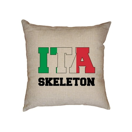 Italian Skeleton Winter Olympic ITA Flag Decorative Linen Throw Beauteous Italian Decorative Pillows Italian Skeleton Winter Olympic ITA Flag Decorative Linen Throw Beauteous Italian Decorative Pillows