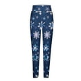 thumbnail image 4 of Kaemgyyd Christmas Leggings for Women Comfy Printing Pajama Pants High Waisted Soft Yoga Tights for Workout Running, 4 of 4