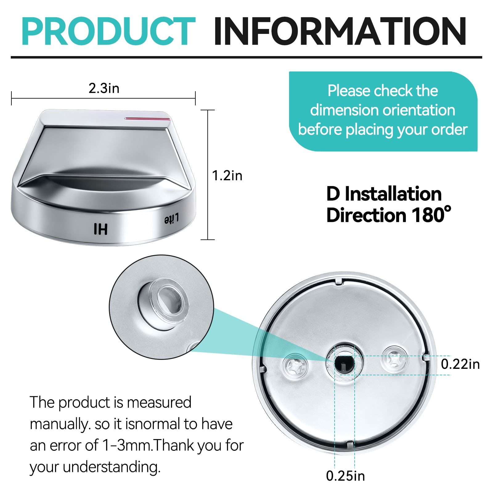 DG94-03500A/Z Fit for Samsung Gas Stove Knob Replacement (5PCK) and DG94-04167 DG94-03500U Gas Stove Knobs-Models NX60T8111SS NX60T8311SS NX60T8711SS for Samsung Oven Stove knobs