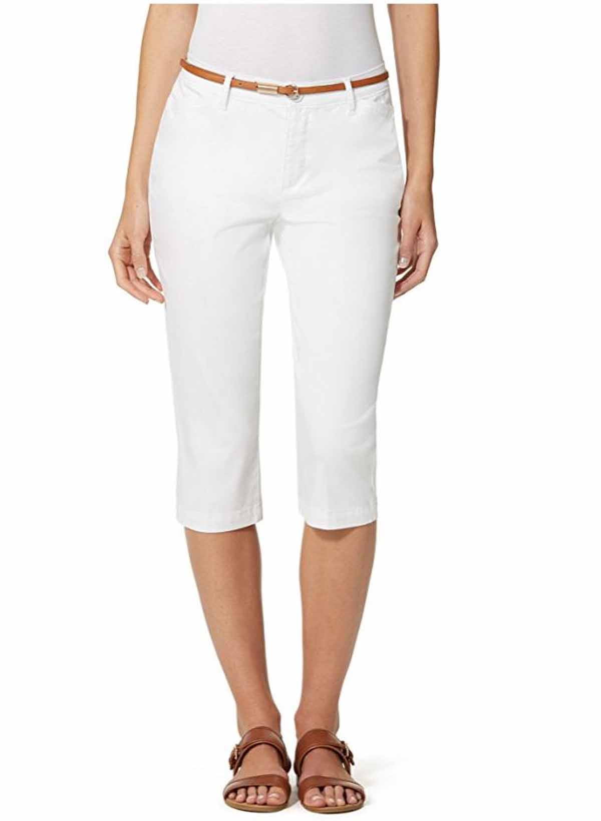 Gloria Vanderbilt Womens Anita Belted 