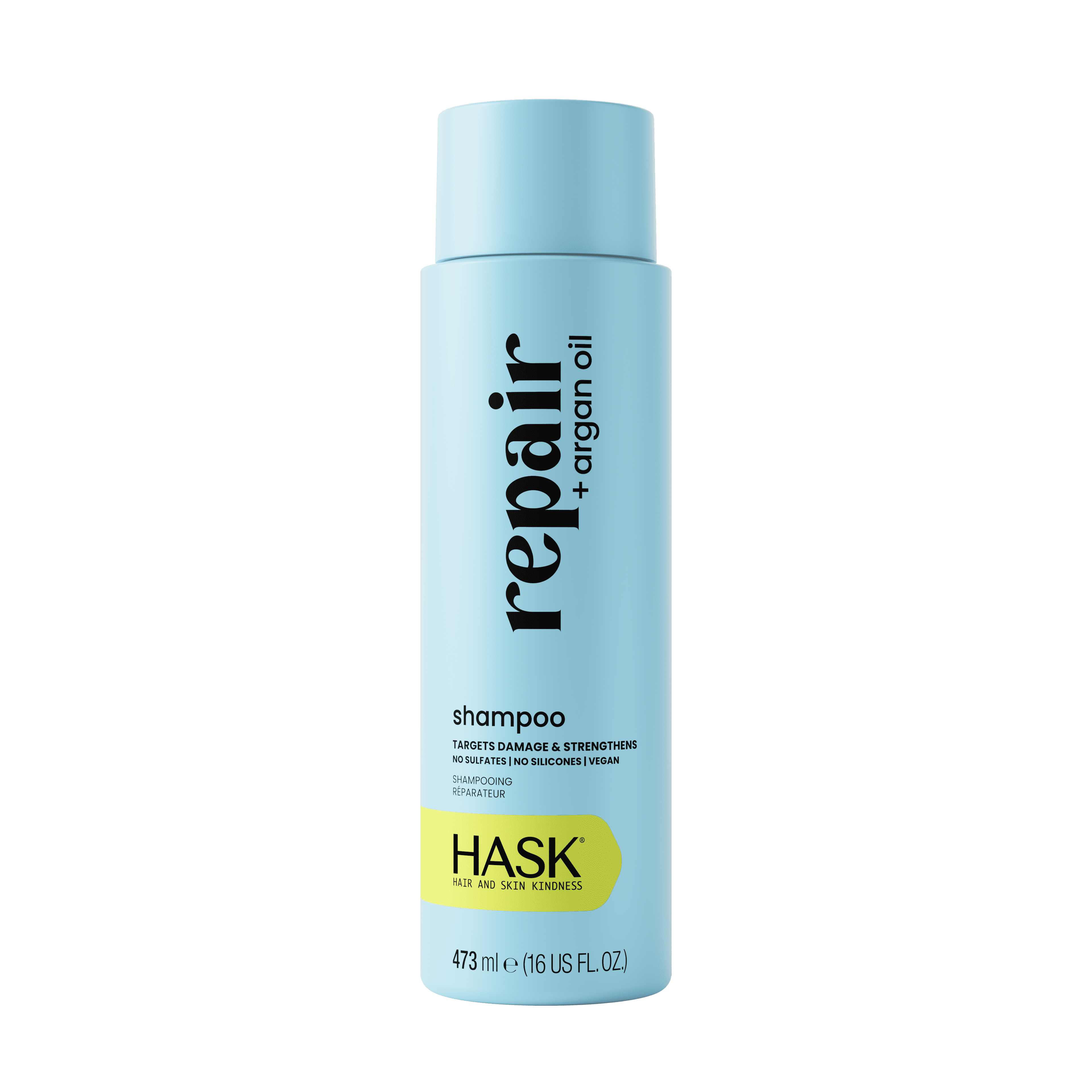 (4 pack) HASK Repair + Argan Oil Shampoo, 16 fl oz