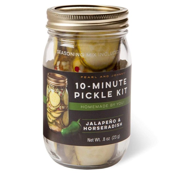 Jalapeño & Horseradish 10Minute Pickle Kit Jar