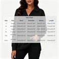 thumbnail image 4 of Zysthvn Warm Sweatshirt Women Winter Pullover Casual Sweatshirts for Women Loose Fit V Neck Solid Long Sleeve Tops, 4 of 10
