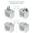 thumbnail image 2 of Adaptador de viaje universal TESSAN 5.6A con 3 puertos USB C y 2 USB A, 2 of 7
