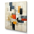 thumbnail image 2 of Designart "Abstract Shapes With Ivory Illusions" Abstract Shapes Wall Art Prints, 2 of 7