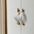 thumbnail image 3 of Elegant Leather Cabinet Handles - Modern Design for Safe & Stylish Furniture!, 3 of 8
