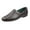 Brown, variant on Men's Genuine Leather Opera Slippers with Memory Foam Insole and Leather Outsole Size US 11 Wide Width Brown