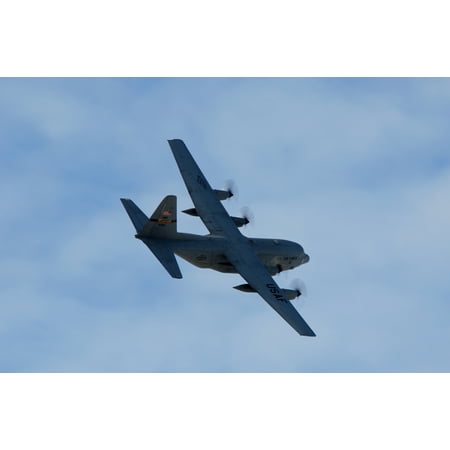 Canvas Print A 133rd Airlift Wing Minnesota Air National Guard C-130 Hercules flies over the Minneapolis St. Paul Stretched Canvas 10 x