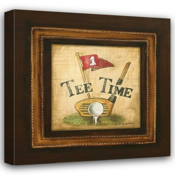 Gregory Gorham 36x36 Gallery Wrapped Canvas Wall Art Titled - Golf Tee Time
