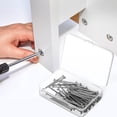 thumbnail image 1 of OUNONA 6Pcs Clear Plastic Card Deck Storage Boxes Portable Organizer Cases for Jewelry Small Parts, 1 of 8