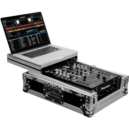 UNIVERSAL 10" FORMAT DJ MIXER LOW PROFILE (1-TIER) GLIDE STYLE CASE