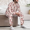 thumbnail image 7 of Sikiie Dachshund Dog Heart Mens Pajama Set, Soft Warm Long Sleeve Sleepwear, Cozy Button-Down Pjs for Men-X-Large, 7 of 7