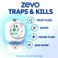 thumbnail image 3 of Zevo Compact Flying Insect Trap Bundle - 1 Plug In Device & 3 Refill Cartridges, 3 of 12