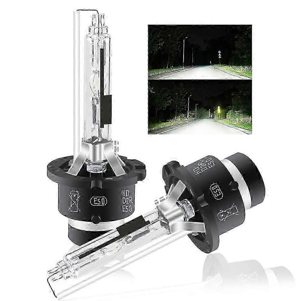 D2R Xenon HID Headlight HID Bulb 35W 6000k Ultra Bright 300% BI HID Conversion Kit for High/Low Beam