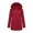 Wine, variant on Sentmoon Raincoat Windproof Hooded Neck Fall Jackets Women Long Sleeve Waterproof Jackets for Women with Pockets for Travel Hiking Camping