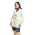 thumbnail image 2 of Abrigo elegante doble botonadura Roman Fashion /Juvenil, 4015 (Hueso) beige EG, 2 of 6