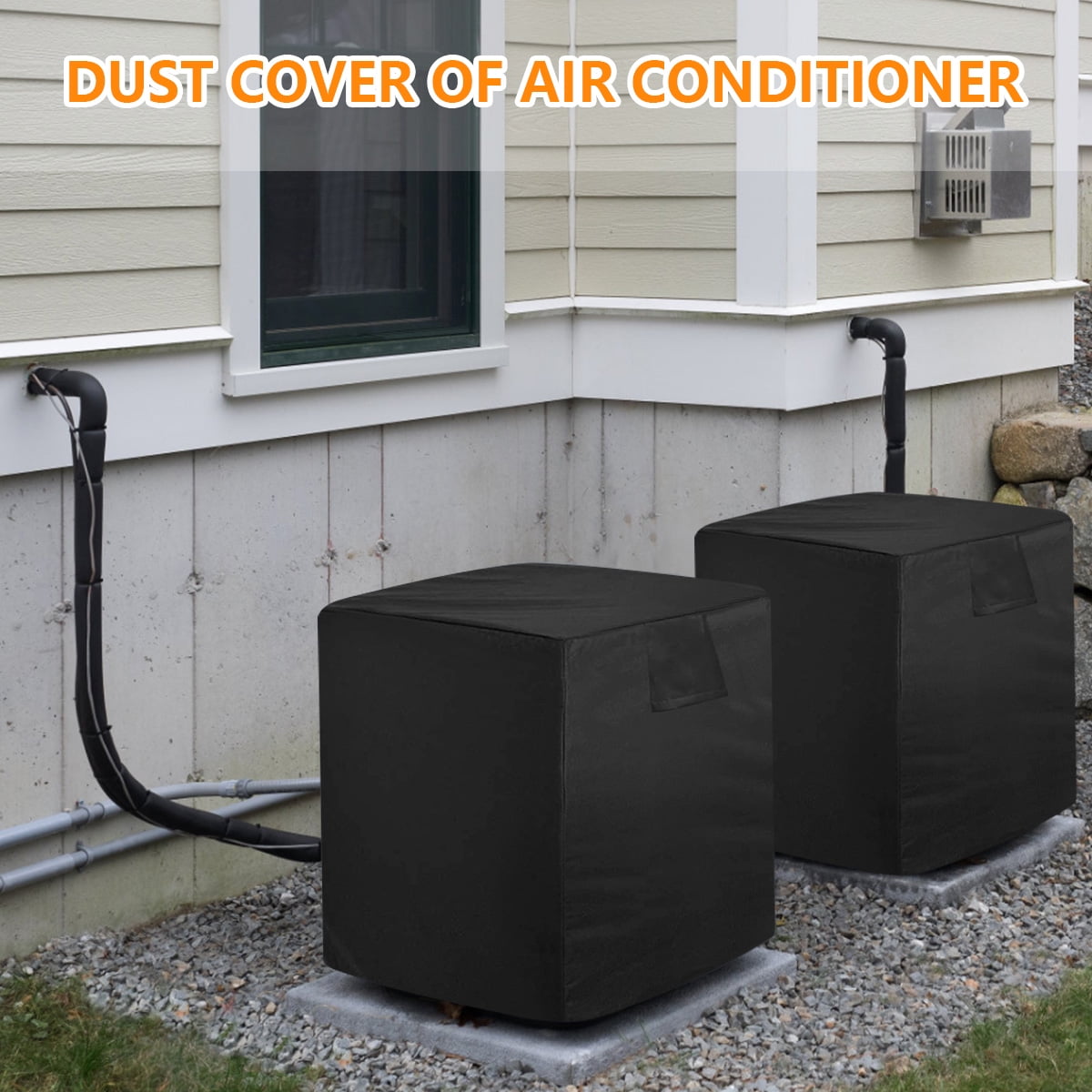 Air Conditioner Cover For Outside Units Waterproof Windproof Durable AC Cover 