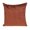 Burnt Orange, variant on Aqua Quilted Velvet Square Throw Pillow