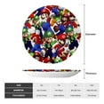 thumbnail image 4 of Lsque Mario Pattern Ceramic Decorative Plate Decorative Plates with Display Stand Personalized Porcelain Plate Ceramic Ornaments for Wall Hanging Decoration-8in, 4 of 6