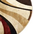 thumbnail image 4 of Home Dynamix Tribeca Slade Tapis Moderne, Abstrait Marron/rouge 5'2" Rond, 4 of 6