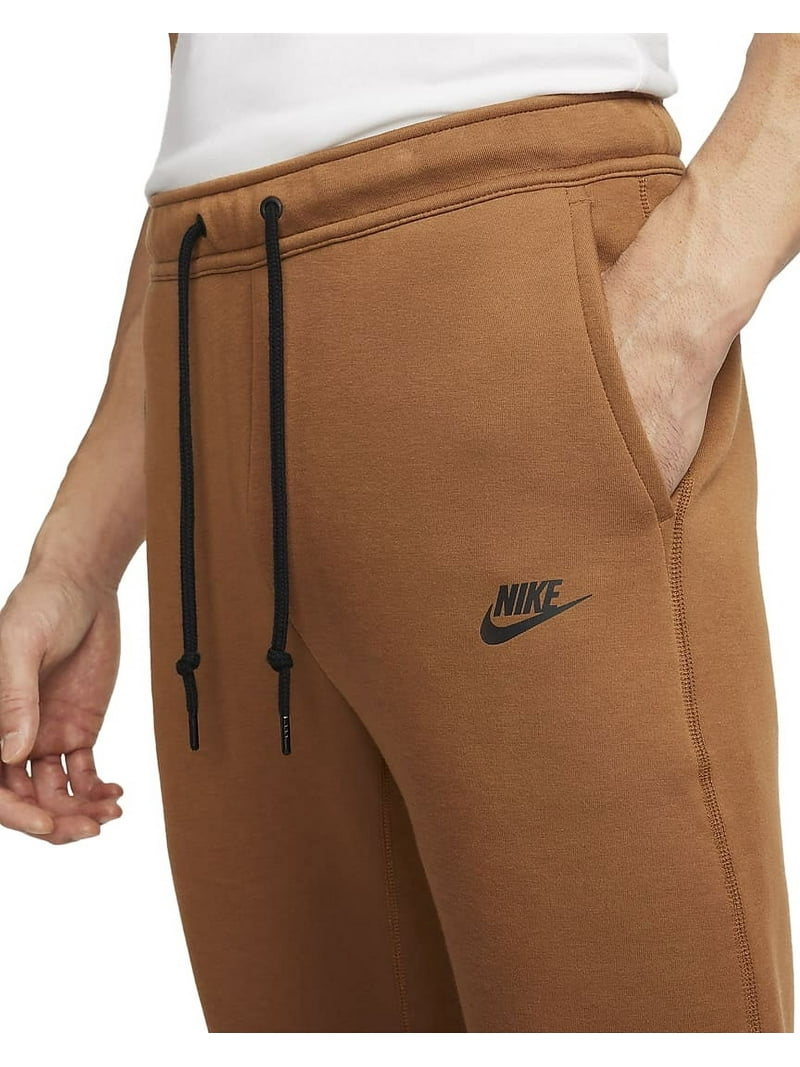 Nike スノーボードパンツ ブラウン Men's Nike Sportswear Tech Light British Tan/Black Fleece Joggers