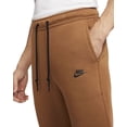 thumbnail image 4 of Men's Nike Sportswear Tech Light British Tan/Black Fleece Joggers - 2XL, 4 of 10