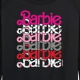 thumbnail image 3 of Barbie - Stacked Barbie Vday - Women's Lightweight French Terry Long Sleeve Shirt, 3 of 5