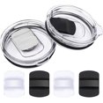 thumbnail image 1 of Yeti Rambler Lid With Magnetic Slider Replacement - 2Pcs Covers and 4Pcs Magslider Lids for Coffee Mug, Tumbler, Travel Mug - Compatible With Ozark, Old Rtic Rambler - BPA Free (20oz), 1 of 7
