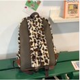 thumbnail image 4 of Fuzzy Cheetah Cute Backpack, Y2k Purse Fleece Chic Bookbag Trendy Aesthetic Coquette Daypack 90s Purse, 4 of 8
